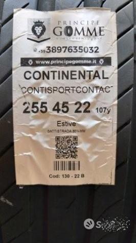 2 gomme 255 45 22 continental a130 - Foto 2