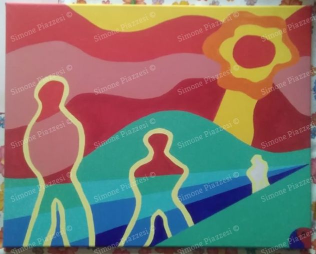 Quadro di Simone Piazzesi - EVOLUZIONE 2 (2019)