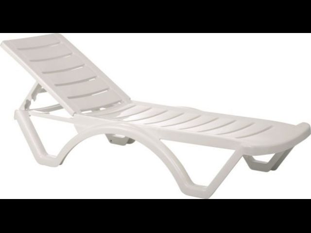 Lettino Prendisole Polipropilene Arredo Giardino Hotel Cod 5505