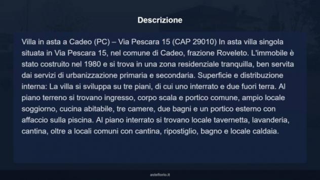 Immobile in asta di 343 m², box auto doppio in vendita a Cadeo - Foto 10