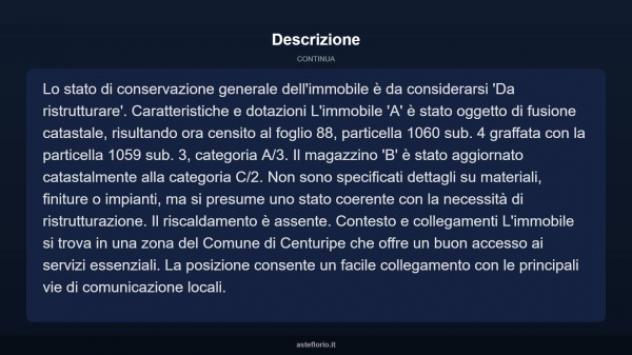 Immobile in asta di 102 m² con più di 5 locali in vendita a Centuripe - Foto 7