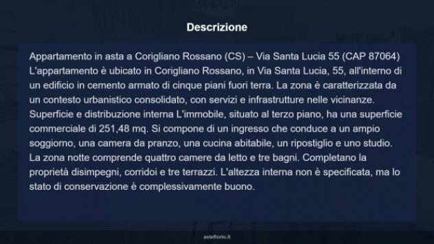 Immobile in asta di 251 m² in vendita a Corigliano-Rossano - Foto 9