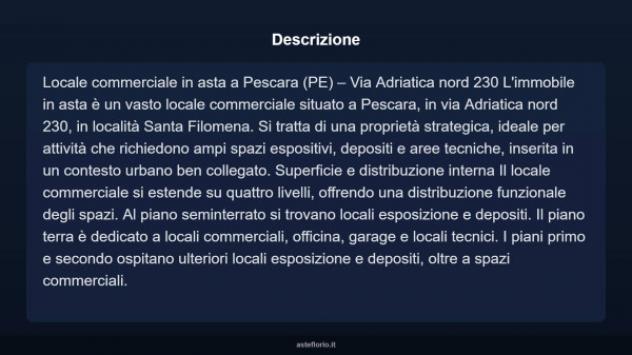Immobile in asta di 890 m² in vendita a Pescara - Foto 4