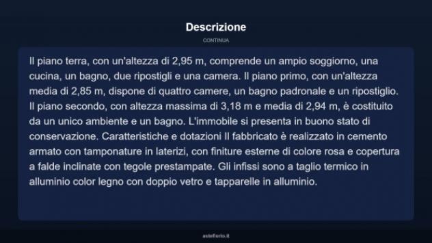 Immobile in asta di 553 m² con più di 5 locali e box auto in vendita a Motta San Giovanni - Foto 10