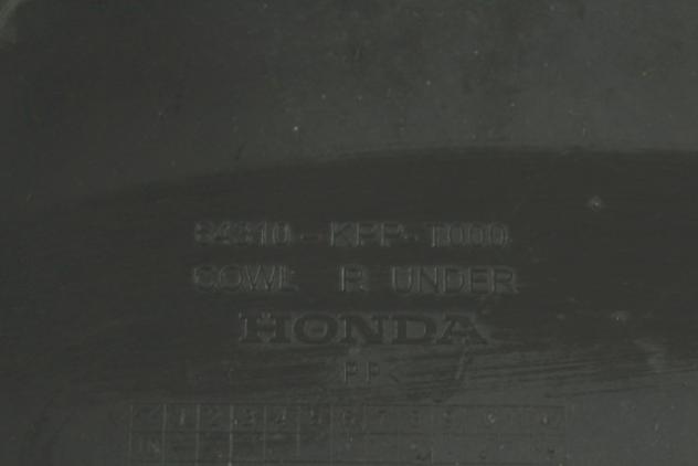 HONDA CBR 125 R 64310KPPT00 COVER SOTTOSCOCCA DESTRA JC50 07 - 17 RIGHT UNDER COWL LEGGERO GRAFFIO - Foto 4