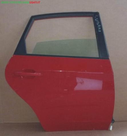 PORTA POST.D. ROSSO MET. C/ALZ. E SERR. (Picc.Sgn) 999-U65701