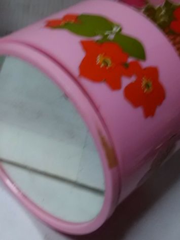 specchio da tavolo da trucco con scatolo vintage anni 70 - Foto 7