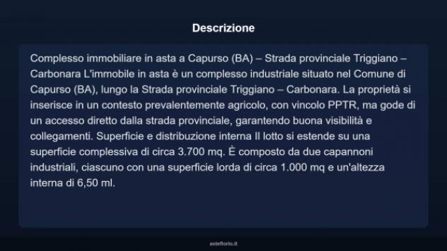 Immobile in asta di 3700 m² in vendita a Capurso - Foto 3