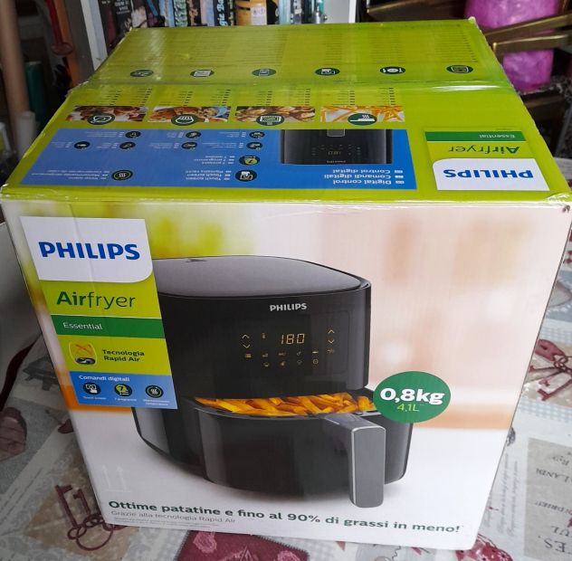 Friggitrice ad aria Philips airfryer nuova con scatola - Foto 7