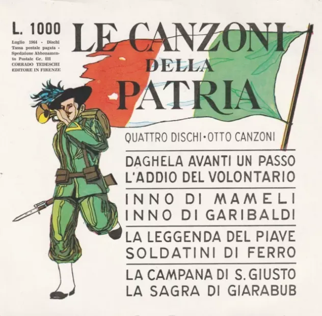 45 GIRI N.E.T. Canzoni Della Patria - Foto 2