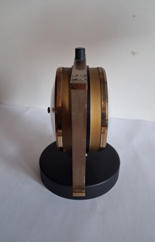 Barometro e orologio da tavolo al quarzo vintage Wesse funzionanti in ottimo s - Foto 3