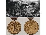 Medaglia volontari guerra italo-austriaca del 1915-1918.