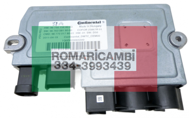 Peugeot 308 centralina converitore 9675015880