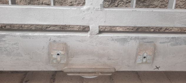 CANCELLO SCORREVOLE ZINCATO, GRIGIO, LUNGHEZZA: 4,13 METRI, ALT: 167,5 CM, USATO - Foto 7