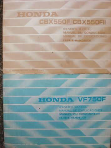 Libretti uso manutenzione Honda CB 750  CB 900 VF XL manuali officina - Foto 6
