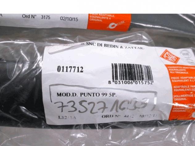 0117712 MODANATURA PARAURTI ANTERIORE LATO DESTRO FIAT PUNTO 1.9 D 63KW 5 PORTE RICAMBIO NUOVO - Foto 2