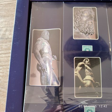 Scatola di fiammiferi SAFFA vintage - Bronzi di Riace - Foto 6