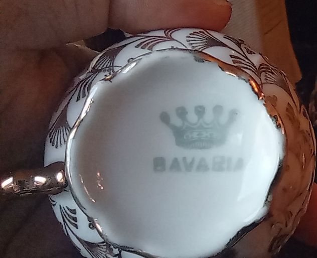 Servizio per 6 da tè in porcellana Bavaria - Foto 4