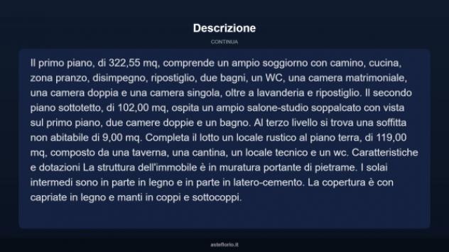 Immobile in asta di 433 m² con più di 5 locali in vendita a Castiglione del Lago - Foto 15