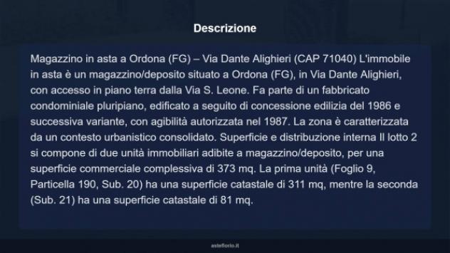 Immobile in asta di 373 m² in vendita a Ordona - Foto 10