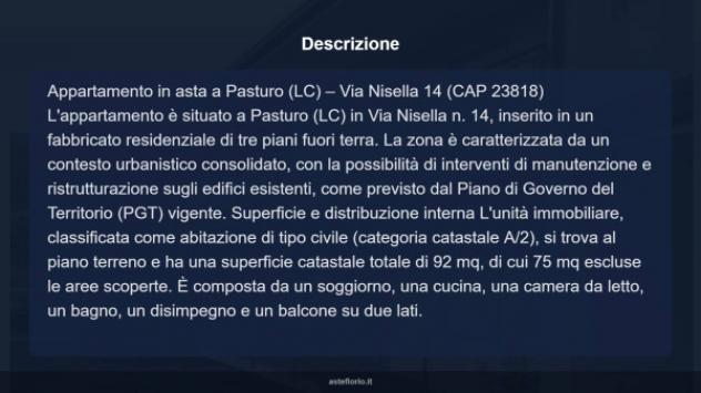 Immobile in asta di 92 m², box auto in vendita a Pasturo - Foto 4