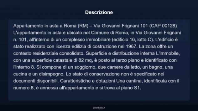 Immobile in asta di 82 m² in vendita a Roma - Foto 3