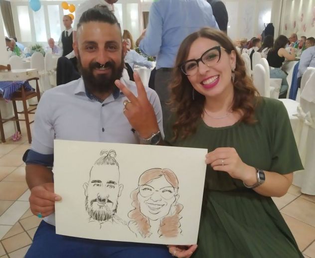 Ritratti e caricature live ad eventi
