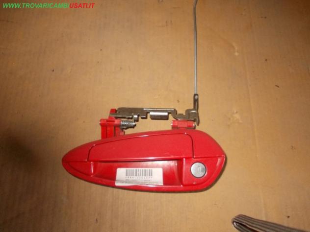 MANIGLIA INT.PORTA ANT.S. ROSSA 5P FIAT PUNTO (199-2Y/4C/3X)   FIAT - GRANDE PUNTO - 01-09-2005 - 01-12-2011