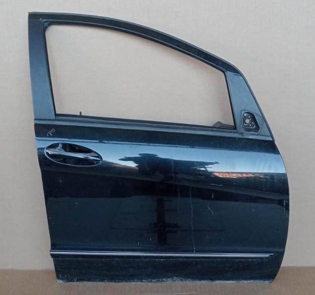 PORTA ANT.DX NERO MET. C/A. e S 999-U1296876 Carrozzeria Lamierati esterni Porte Porta ant. dx. MERCEDES - Classe A - 01-10-2004 -