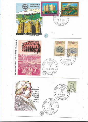 1977/1979 N 50 BUSTE FDC ITALIA 1° GIORNO EMISSIONE