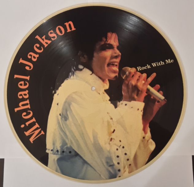 MICHAEL JACKSON, Rock With Me, PICTURE DISC, ON STAGE RECORDS 1994. - Foto 3