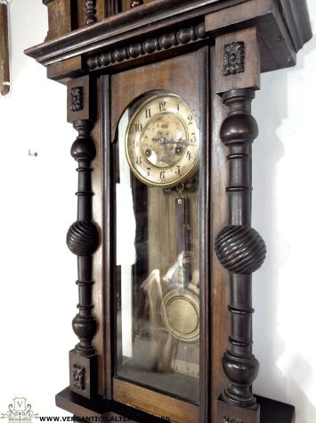 176393 Antico orologio a pendolo funzionante - Foto 9