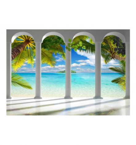 Fotomurale Adesivo Con Gli Archi Sui Tropici Arredalacasa - Foto 2