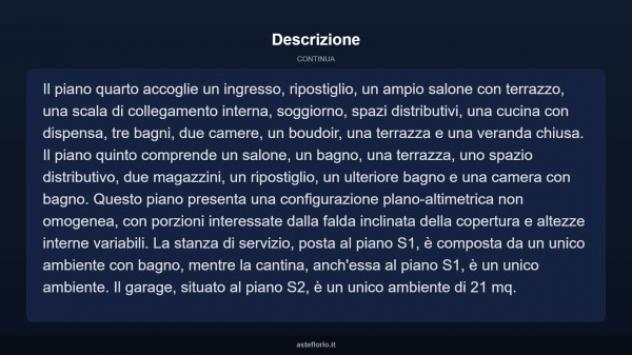 Immobile in asta di 495 m² con più di 5 locali e box auto in vendita a Roma - Foto 4