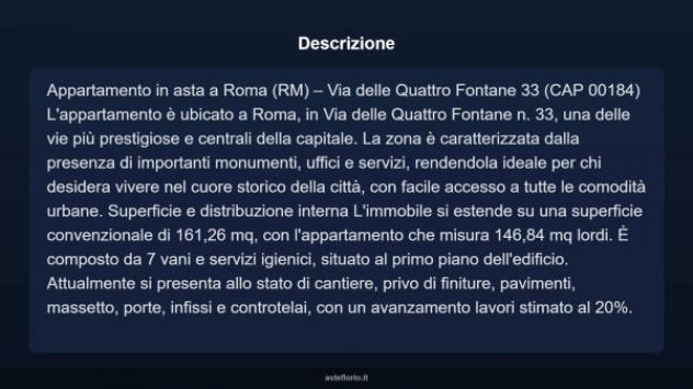 Immobile in asta di 161 m² in vendita a Roma - Foto 5