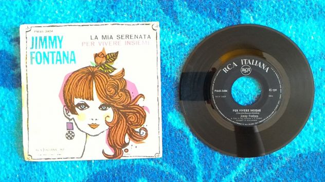 Vecchi 45giri musica artisti anni '60 LOTTO 2 - Foto 2