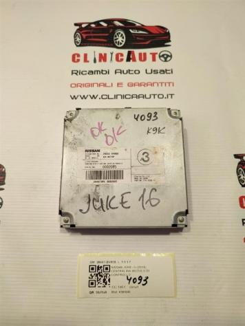 CENTRALINA MODULO DI CONTROLLO NISSAN Juke Serie F15 284A1 BV80B K9K646 diesel 1461 (1418)