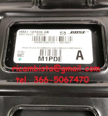 9M8118T806AB Mazda 6 amplificatore Bose - Foto 3