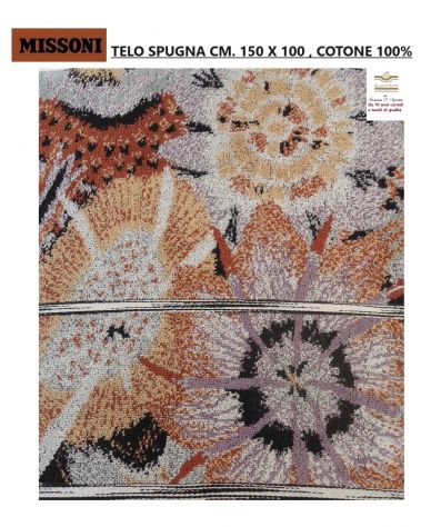 TELI SPUGNA MISSONI 6 MODELLI CM. 150 X 100 , UNISEX . - Foto 5