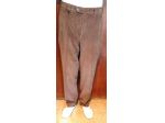 pantaloni in velluto rigato taglio classico tg 56 wolf fashion