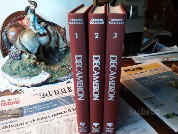 DECAMERON - 3 volumi Fabbri editori 1977 - NUOVI