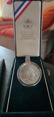 Dollaro argento 900 proof Eisenhower - Foto 3