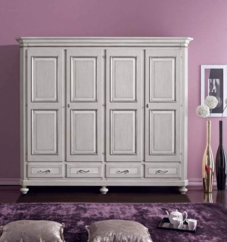 Mobili decorati classici: Armadio 4 ante tortora - Foto 2