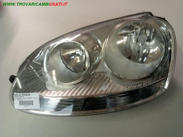PROIETTORE SX  999-U1560826 Parti elettriche  Fanaleria  Proiettori  Proiettore ant. VOLKSWAGEN - GOLF 5 VARIANT - 2007  2009, VOLKSWAGEN - JET