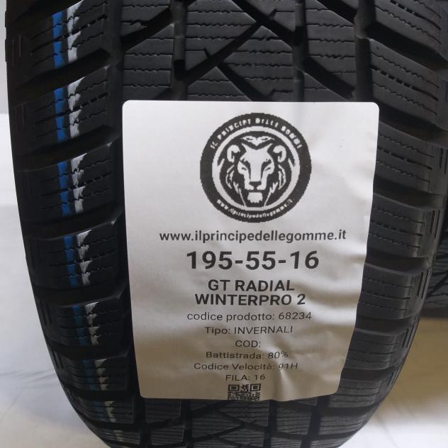 4 GOMME 195 55 16 GT RADIAL A68234 - Foto 2