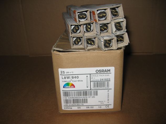 N° 11 Tubi Neon OSRAM 8 Watt/840 (NUOVI) - Foto 2