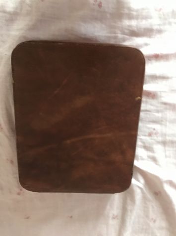 Beauty case in pelle vintage - Foto 3