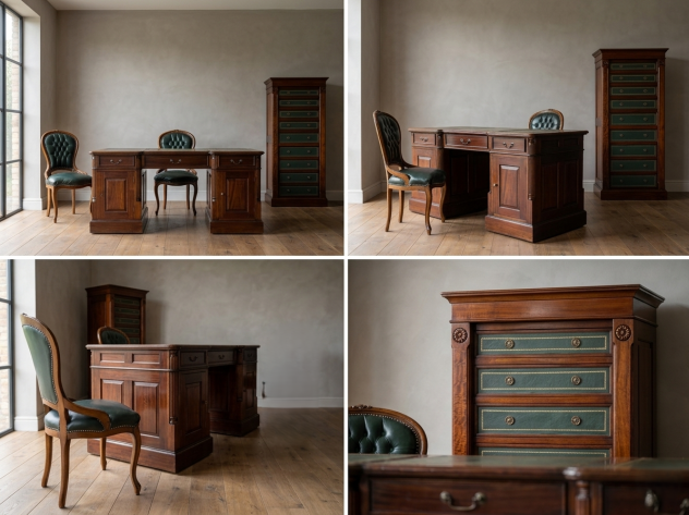 Set Ufficio Completo in Stile Classico (Replica d'Autore) - Foto 8