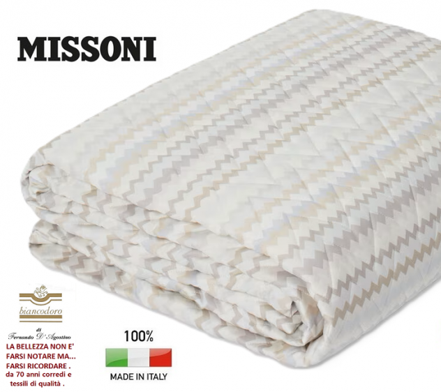Quilt copriletto Missoni matrimoniale 2 varianti - Foto 2