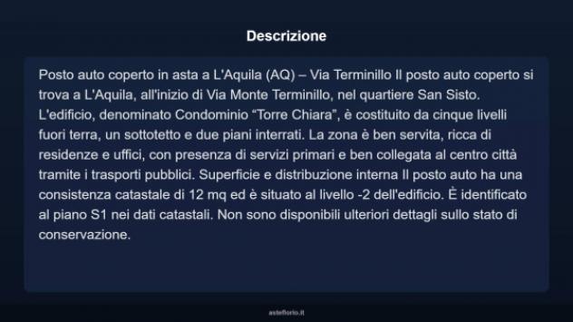 Immobile in asta di 12 m² in vendita a L'Aquila - Foto 4
